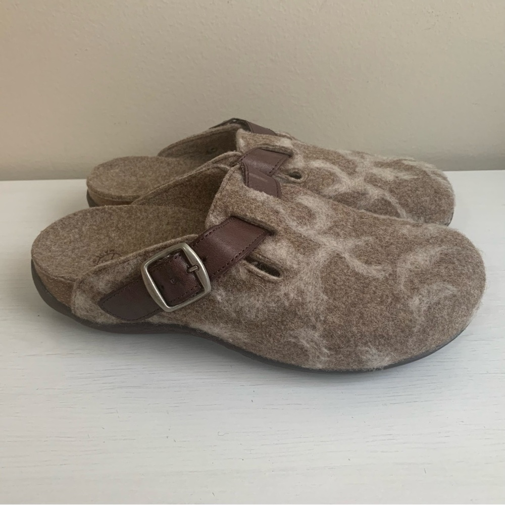 Dr. Andrew Weil Wool Clogs Orthaheel Technology Sz 37/6